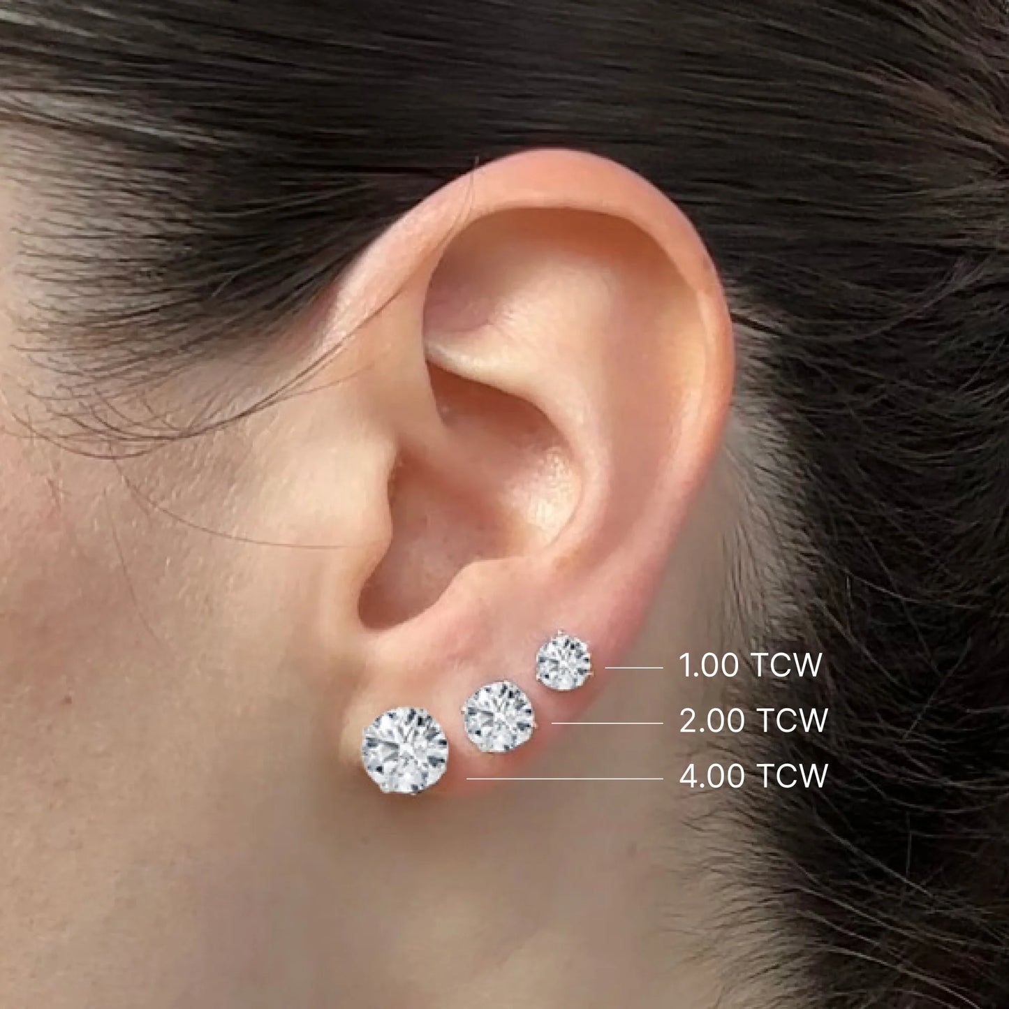 The Everyday 4Tcw Glam Stud Earring