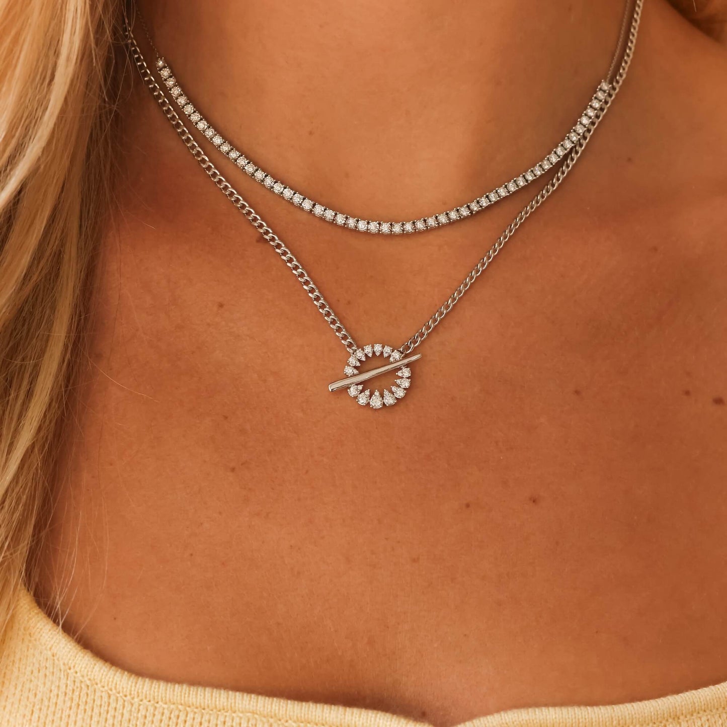 Sophia Ryan Cuban Chain Toggle Necklace