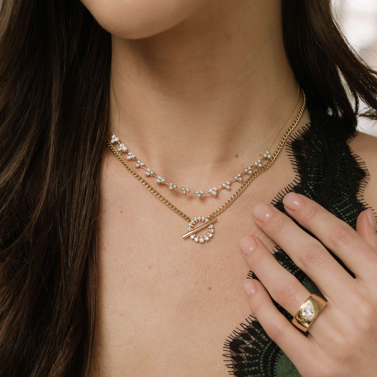 Sophia Ryan Cuban Chain Toggle Necklace